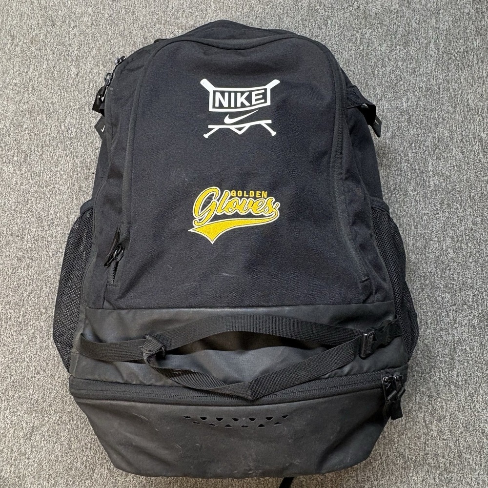 Nike Vapor Select Backpack School Sports Travel Gym Black Utility Bag Pack